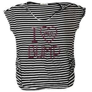 Stripped maternity top